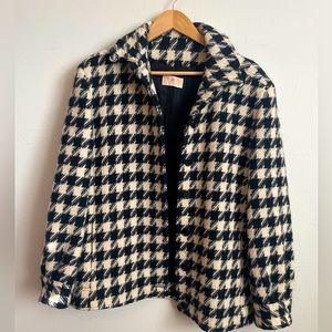 Pendleton Wool Houndstooth Jacket